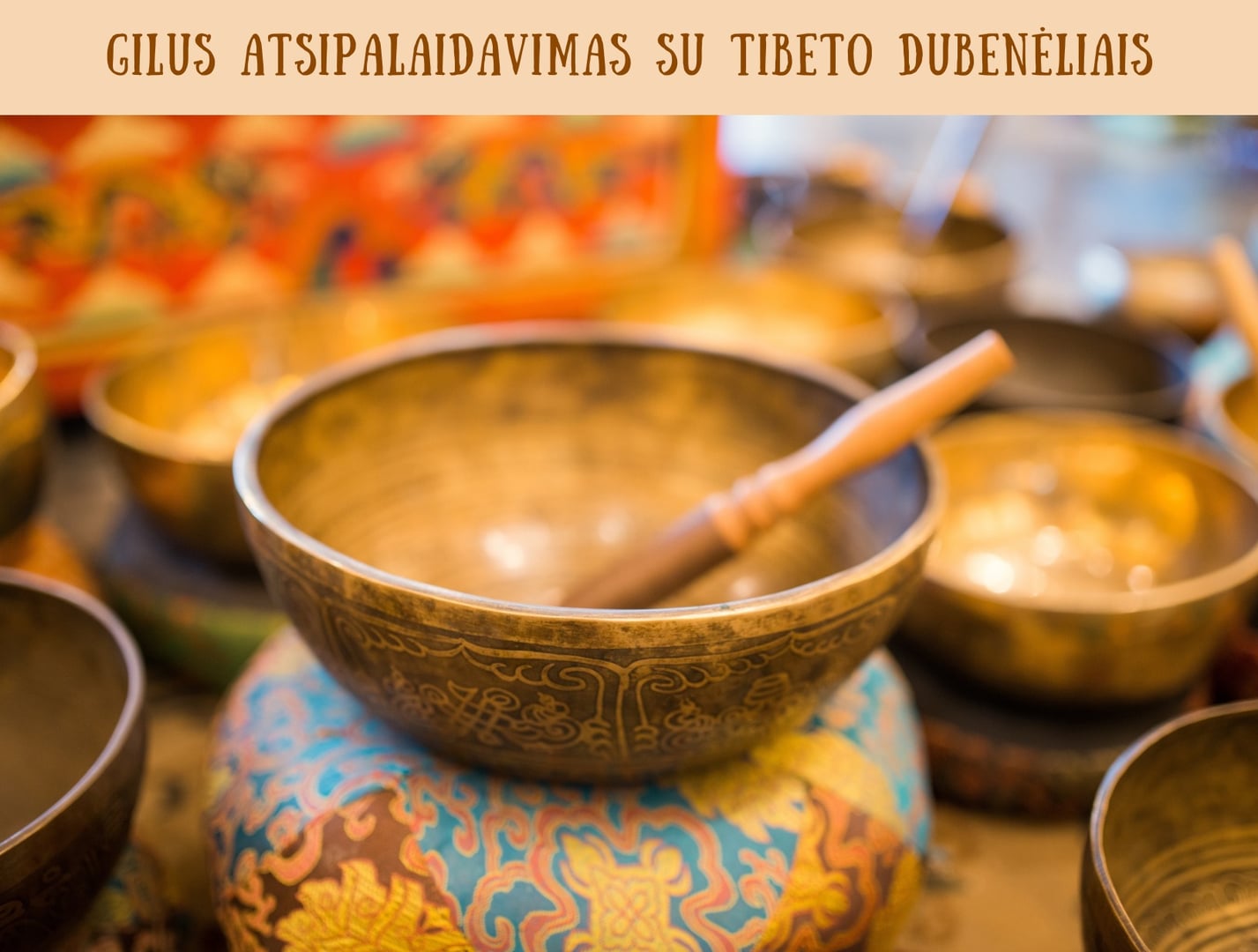 Relajación profunda con cuencos tibetanos
