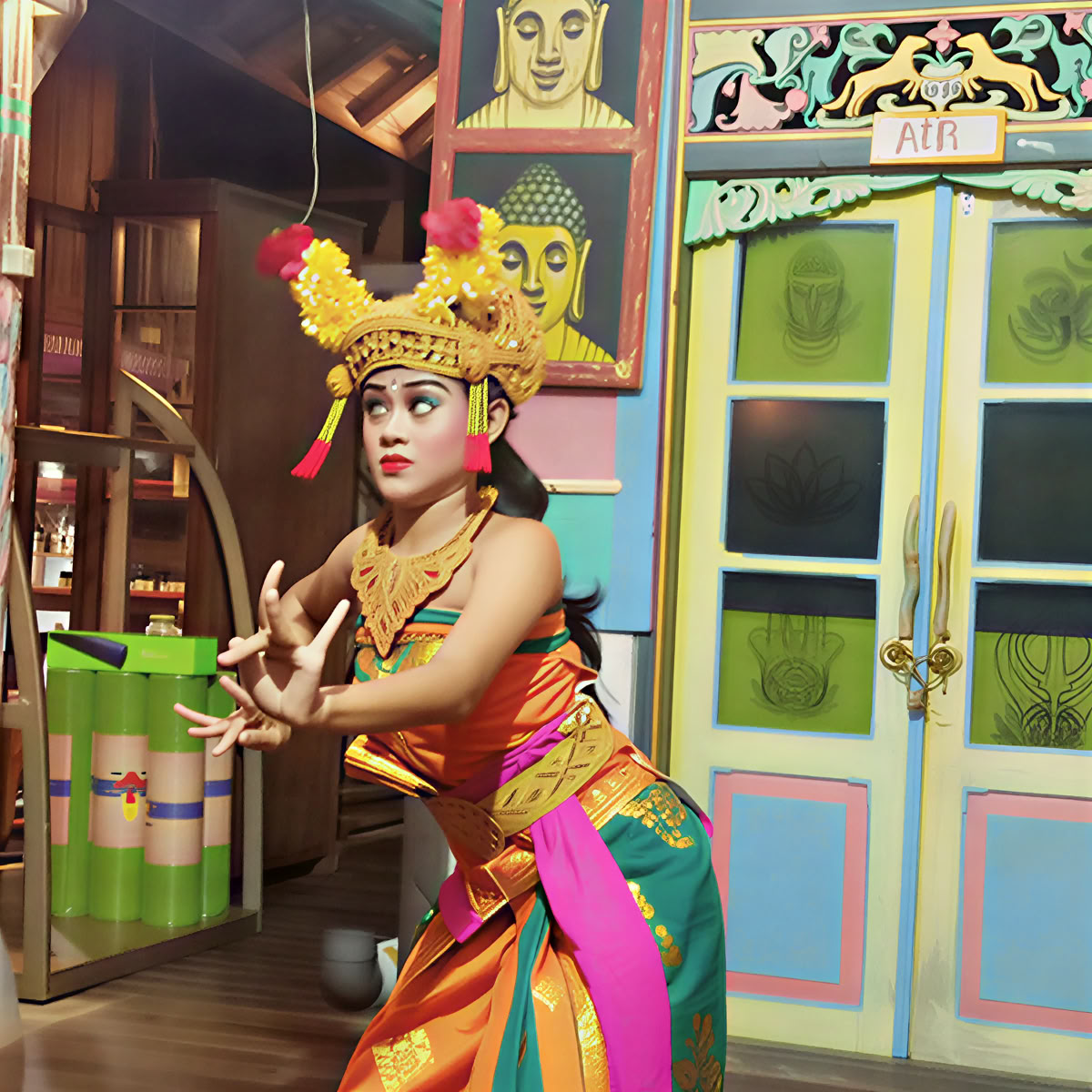Espectáculo de danza balinesa encantadora
