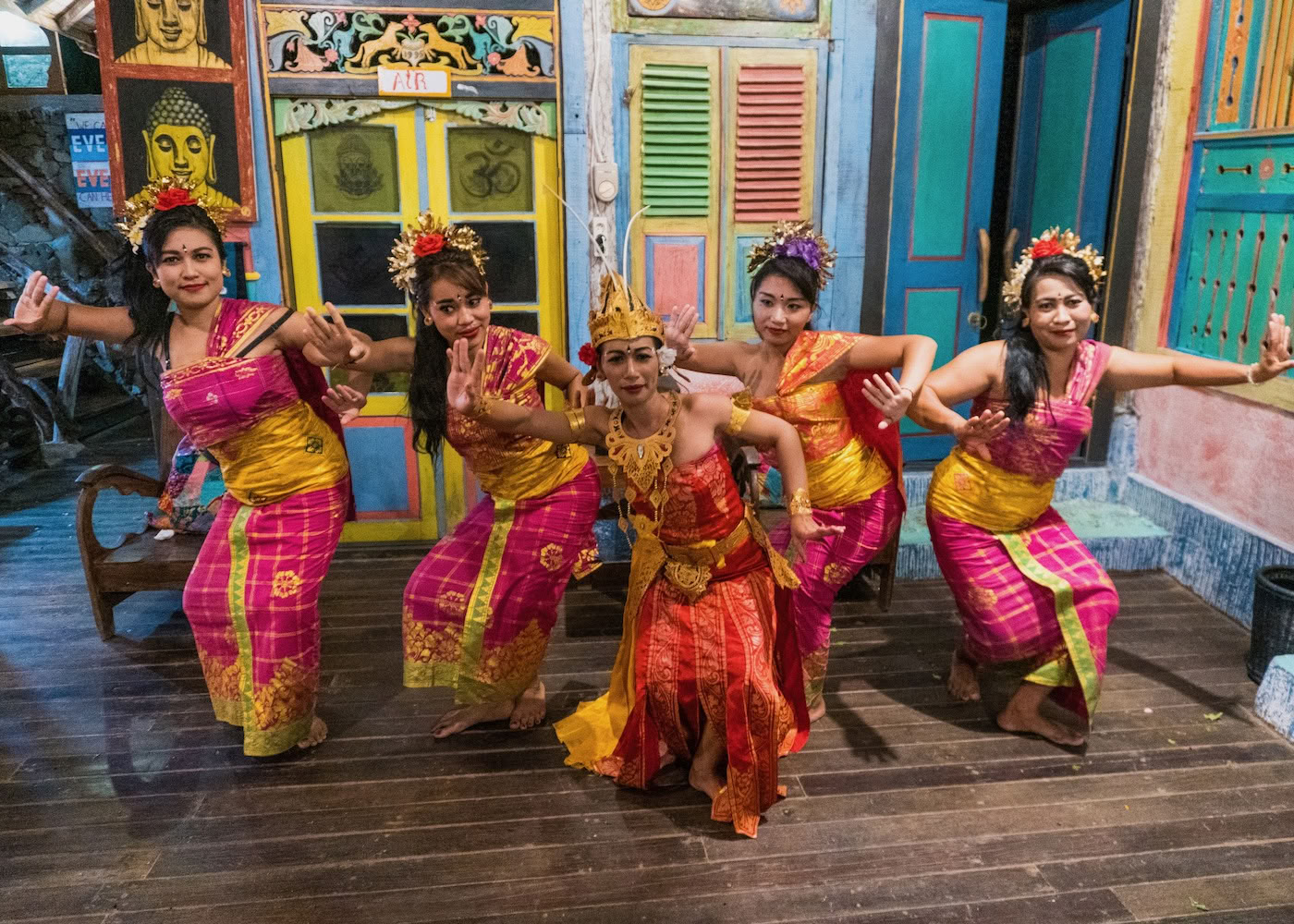 Espectáculo de danza balinesa encantadora