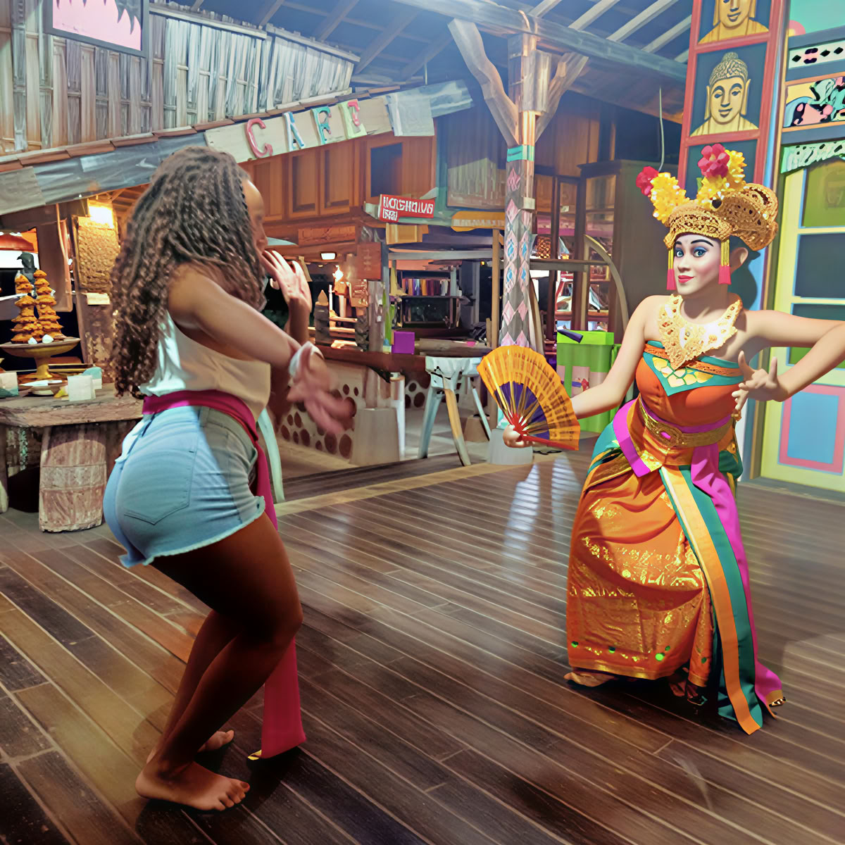 Espectáculo de danza balinesa encantadora