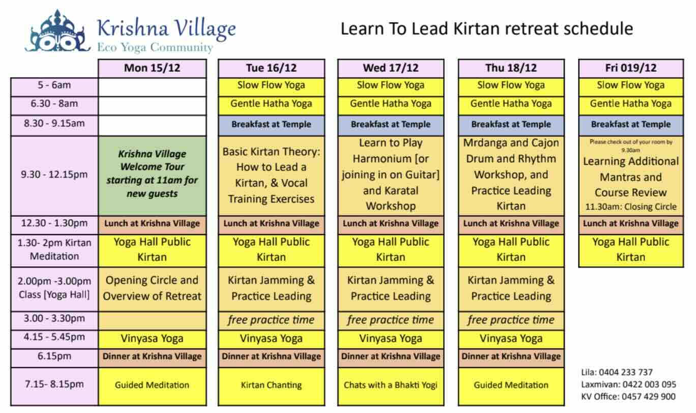 'Aprende a liderar Kirtan' Immersion