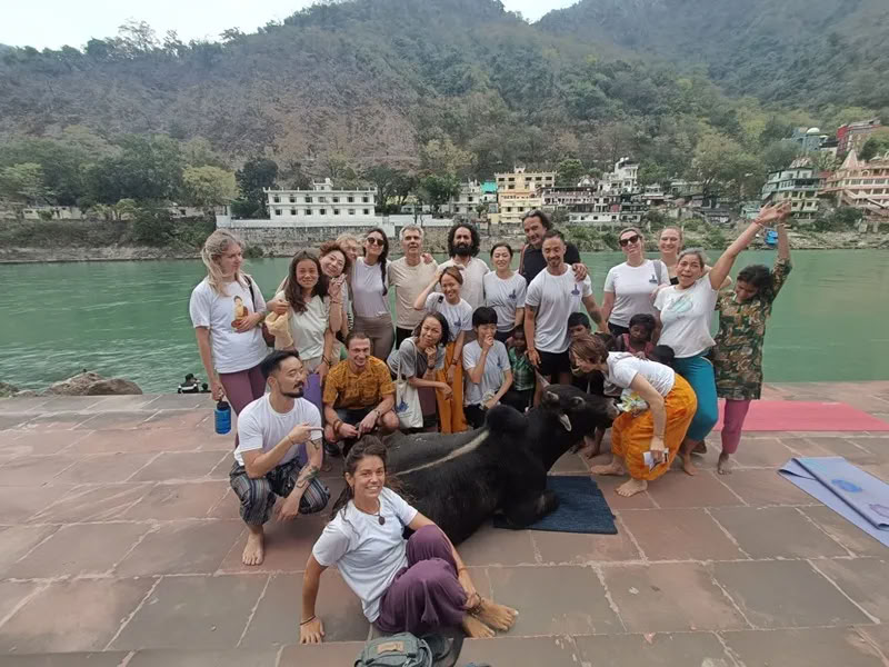 100 horas de formación de profesores de yoga en Rishikesh, India