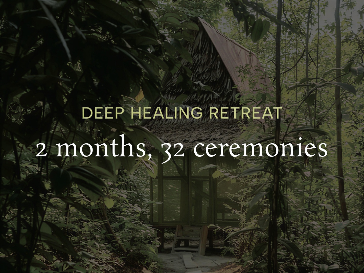 Deep Healing Retiro (2 months)