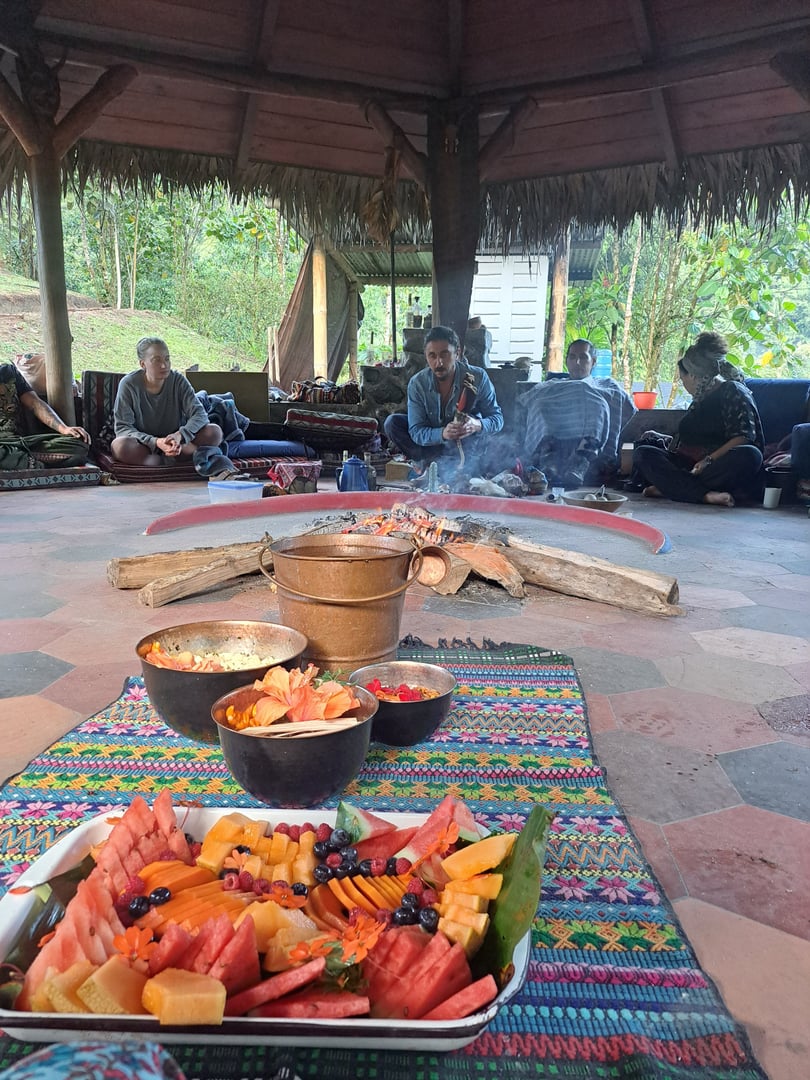 Ceremonia de Ayahuasca a la luz del día en Hayulima Natural Reserve