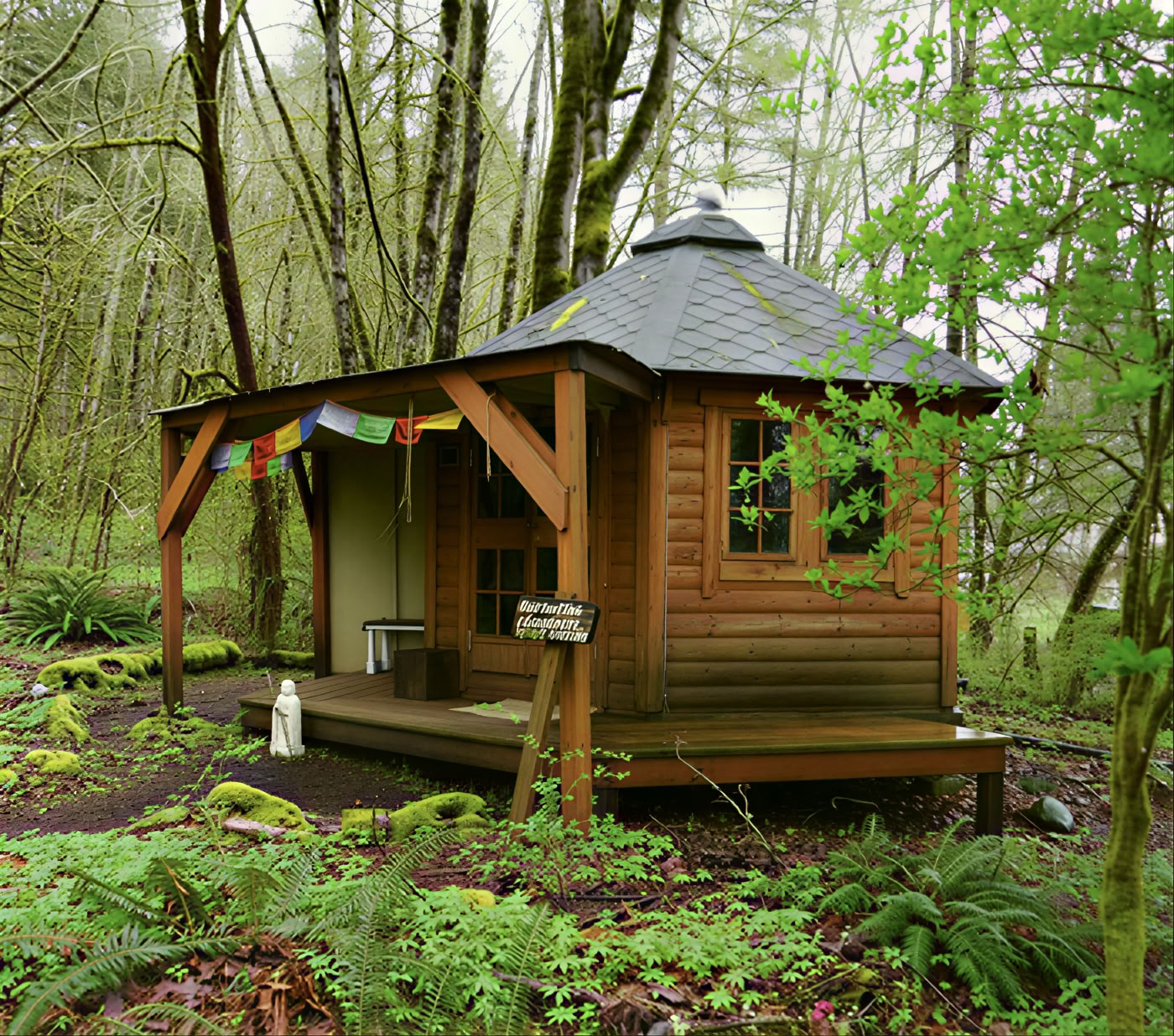 Té para nuevos miembros en Great Vow Zen Monastery