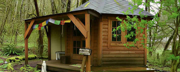 Té para nuevos miembros en Great Vow Zen Monastery