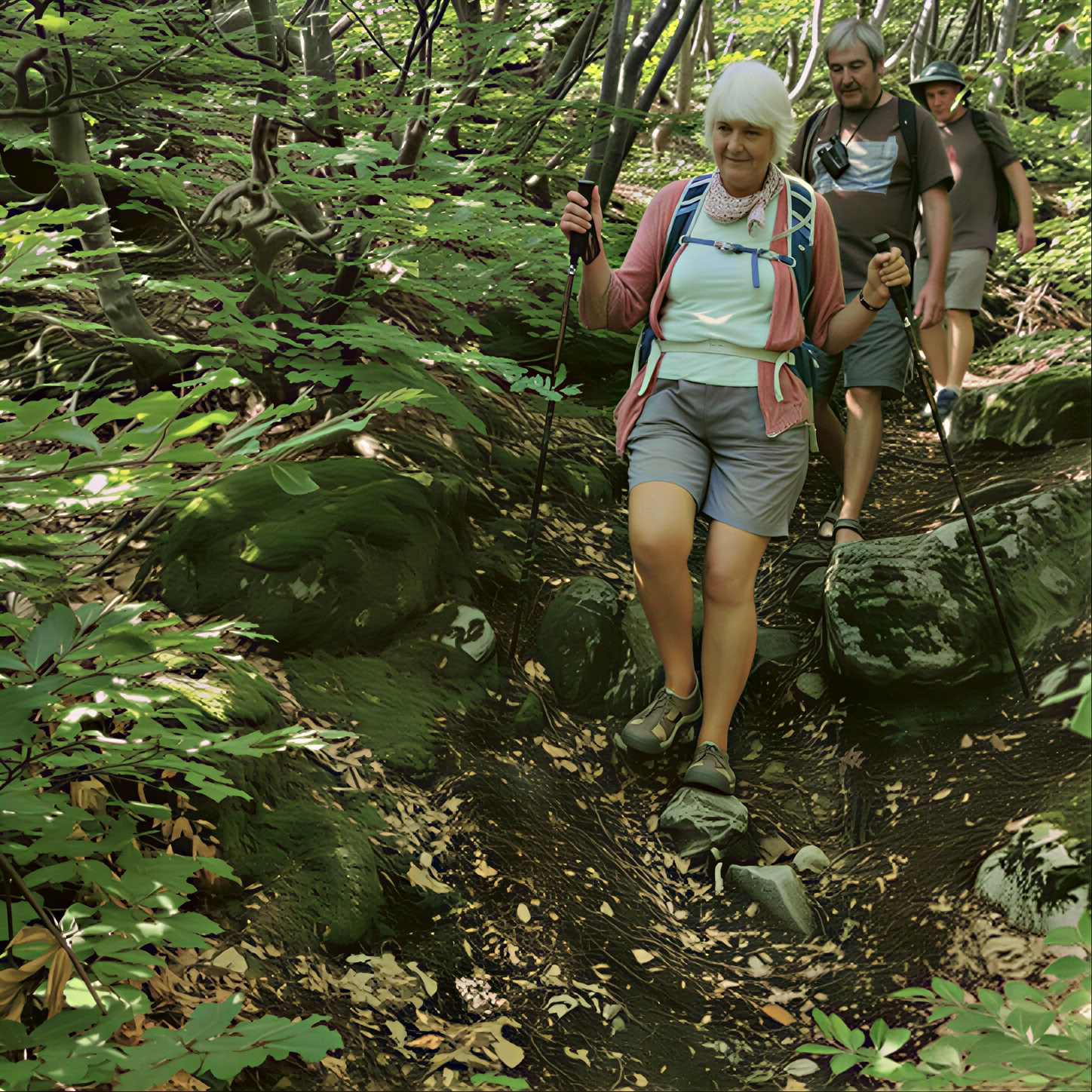 Vacaciones de Caminata y Natación Guiadas