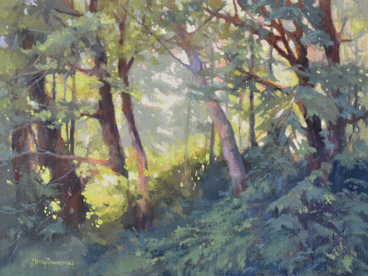 Forest Impressions: Un retiro consciente de pintura al óleo