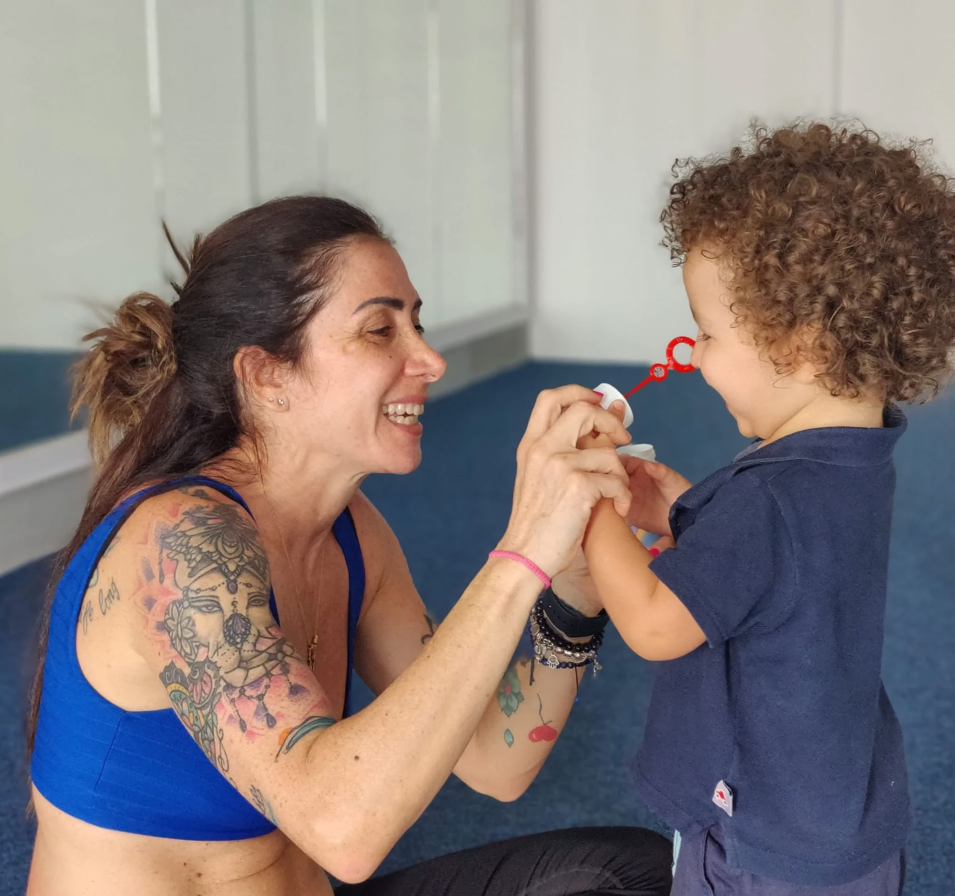 Yoga para padres y niños pequeños (1-3 años) Nivel 1
