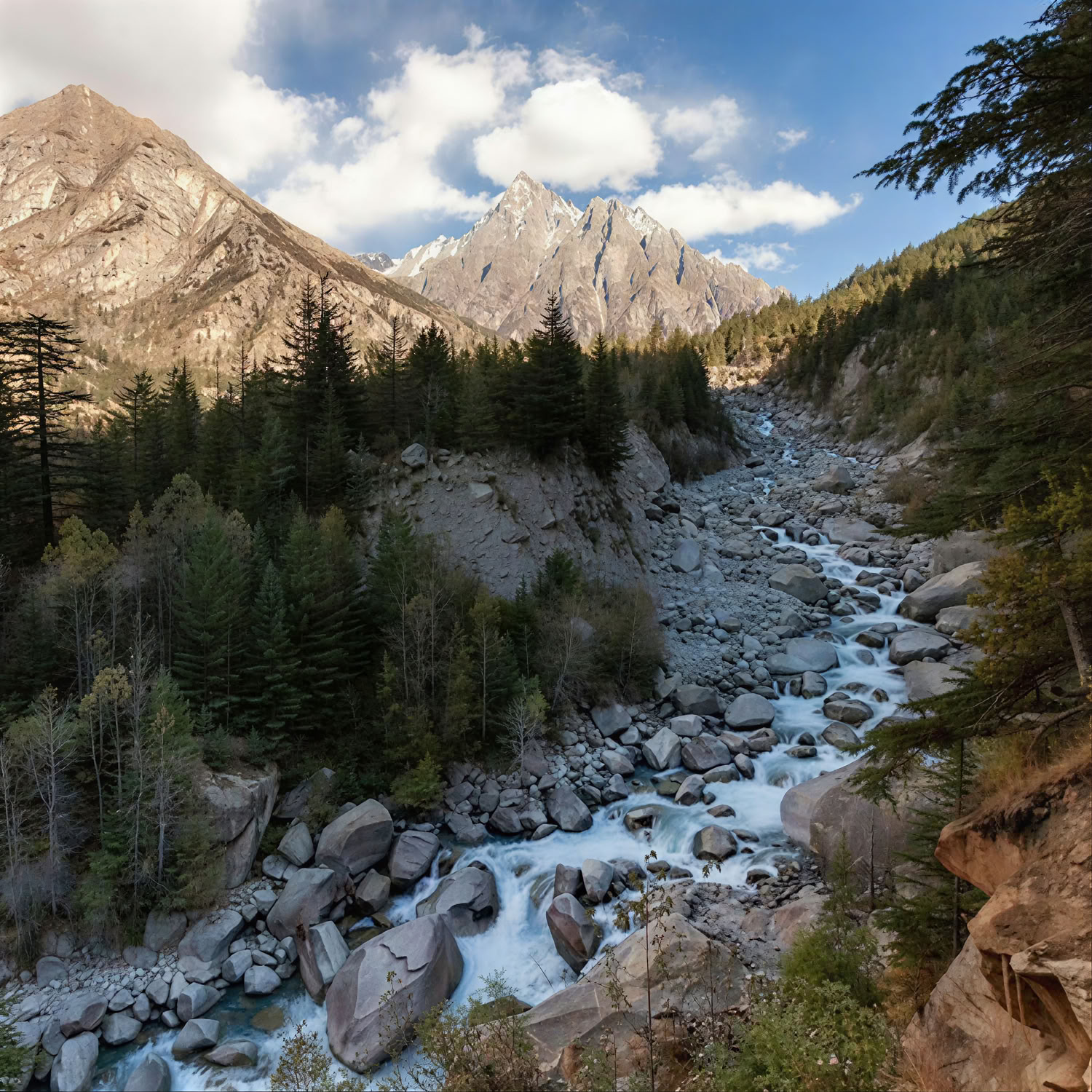 De los huertos a los valles alpinos: viaje himalayo por Thanedar y Sangla