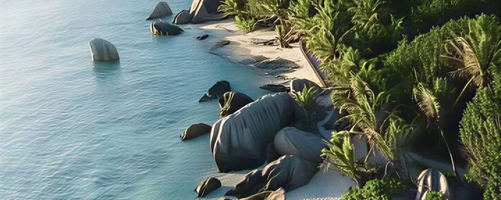 Retiro en la Naturaleza Paraíso Prístino, La Digue, Seychelles, mayo de 2027 — Lotus Love Yoga