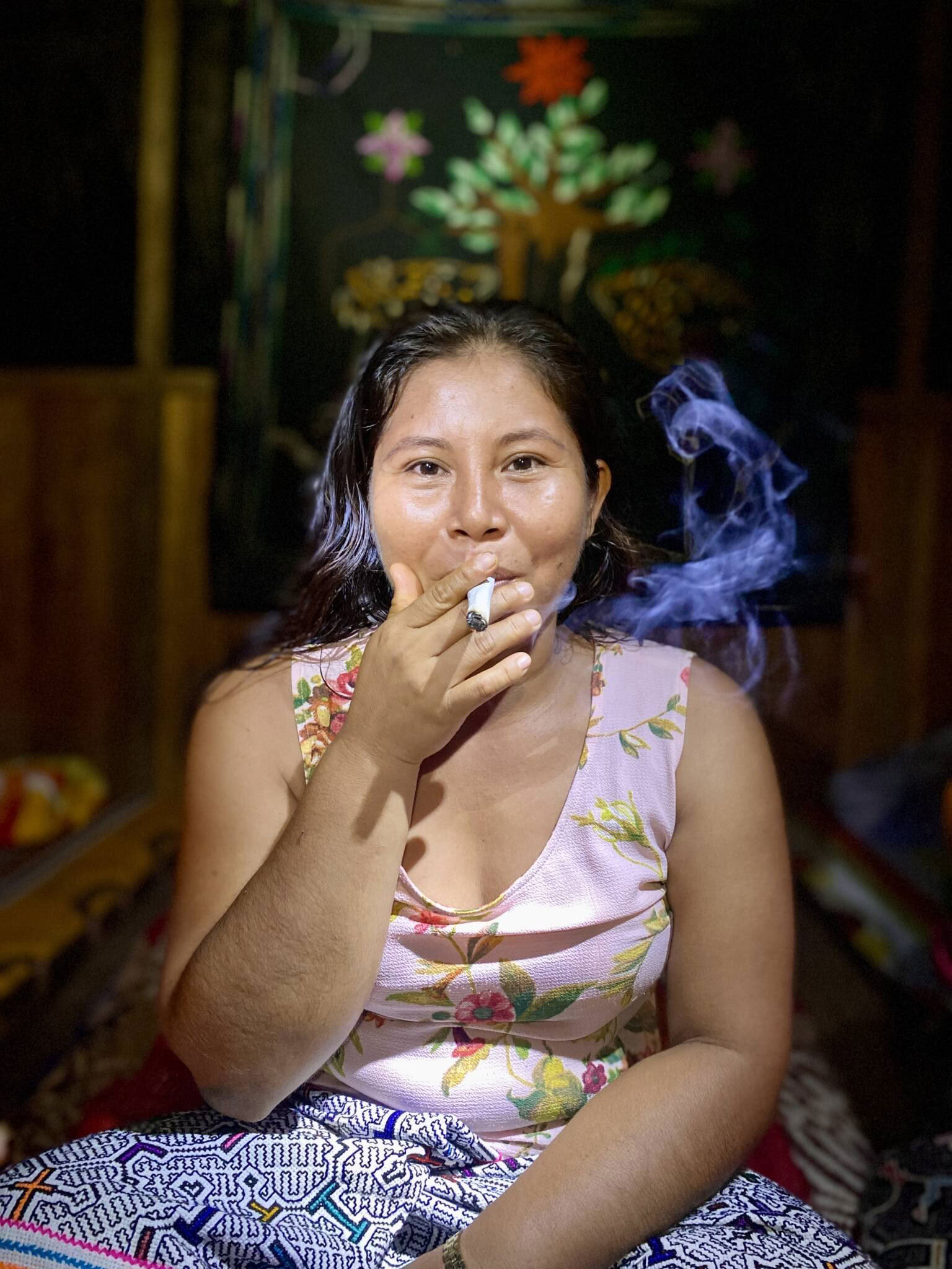 Ceremonia ritual de ayahuasca