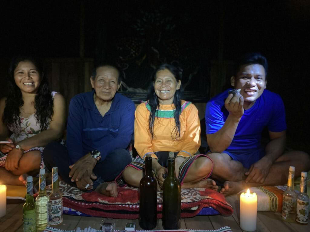 Ceremonia ritual de ayahuasca