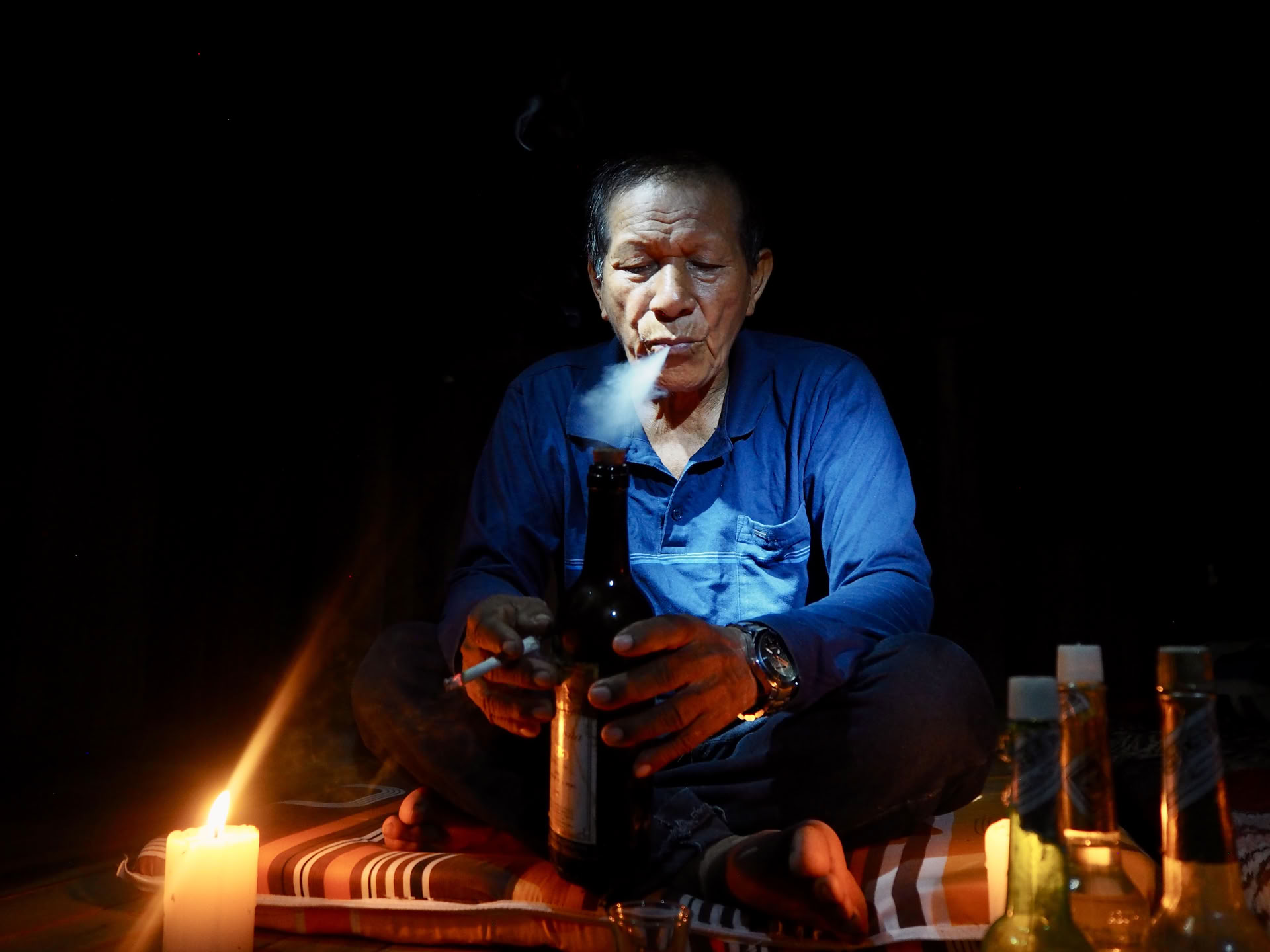 Ceremonia ritual de ayahuasca
