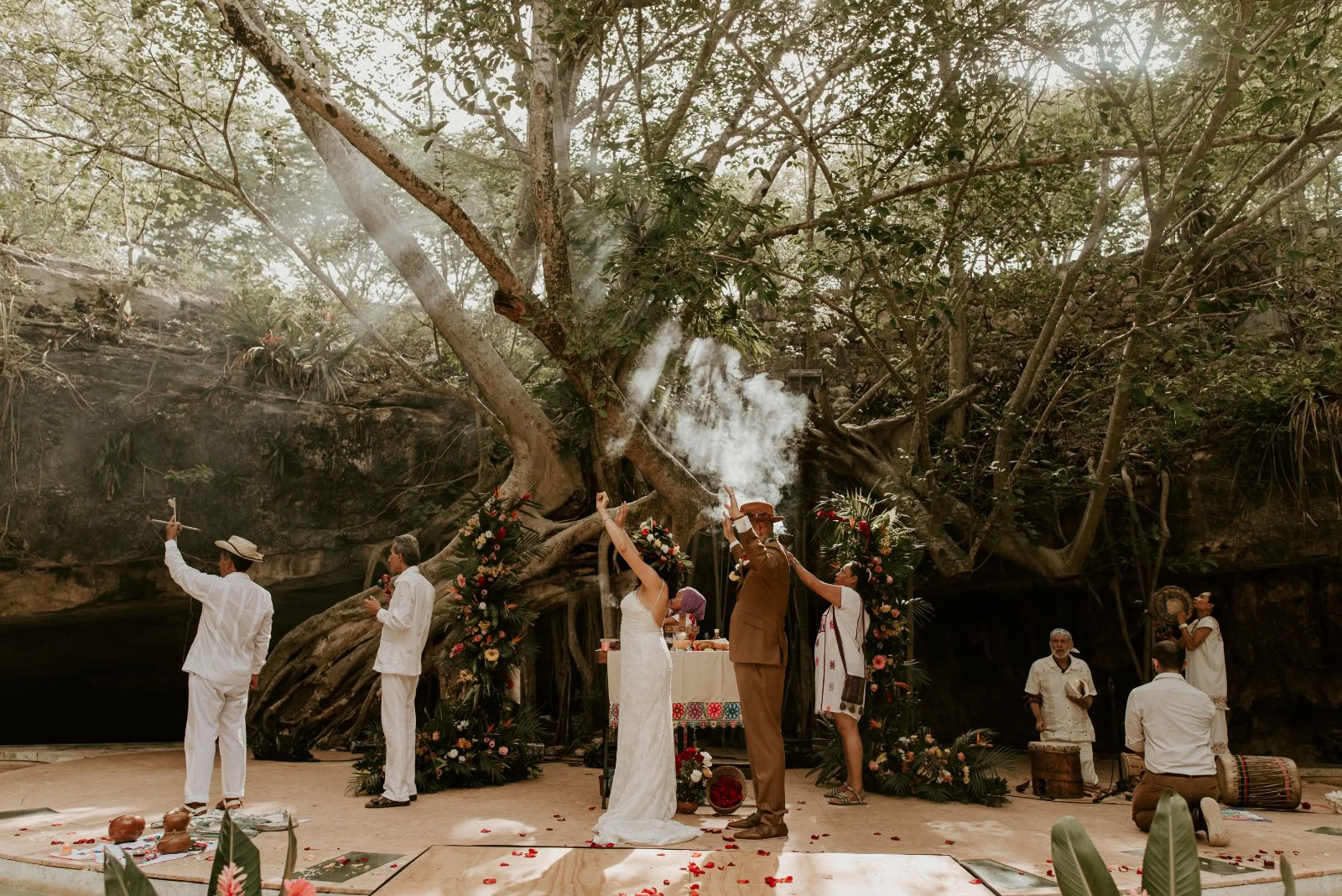 Ceremonia tradicional de unión matrimonial maya