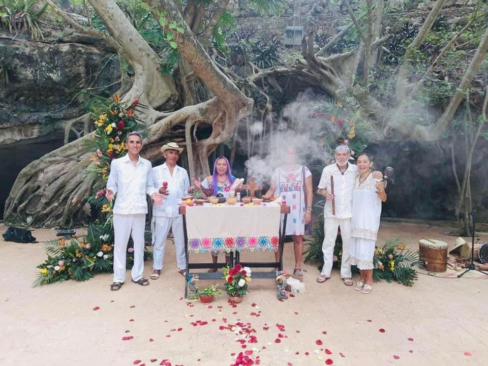 Ceremonia tradicional de unión matrimonial maya