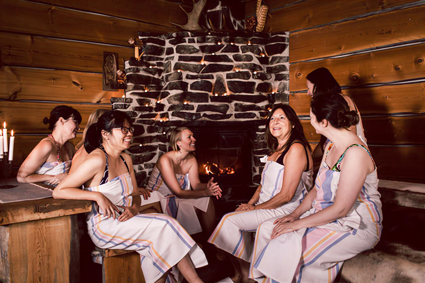 Ritual de sauna para mujeres (despedidas de soltera, otras ocasiones)