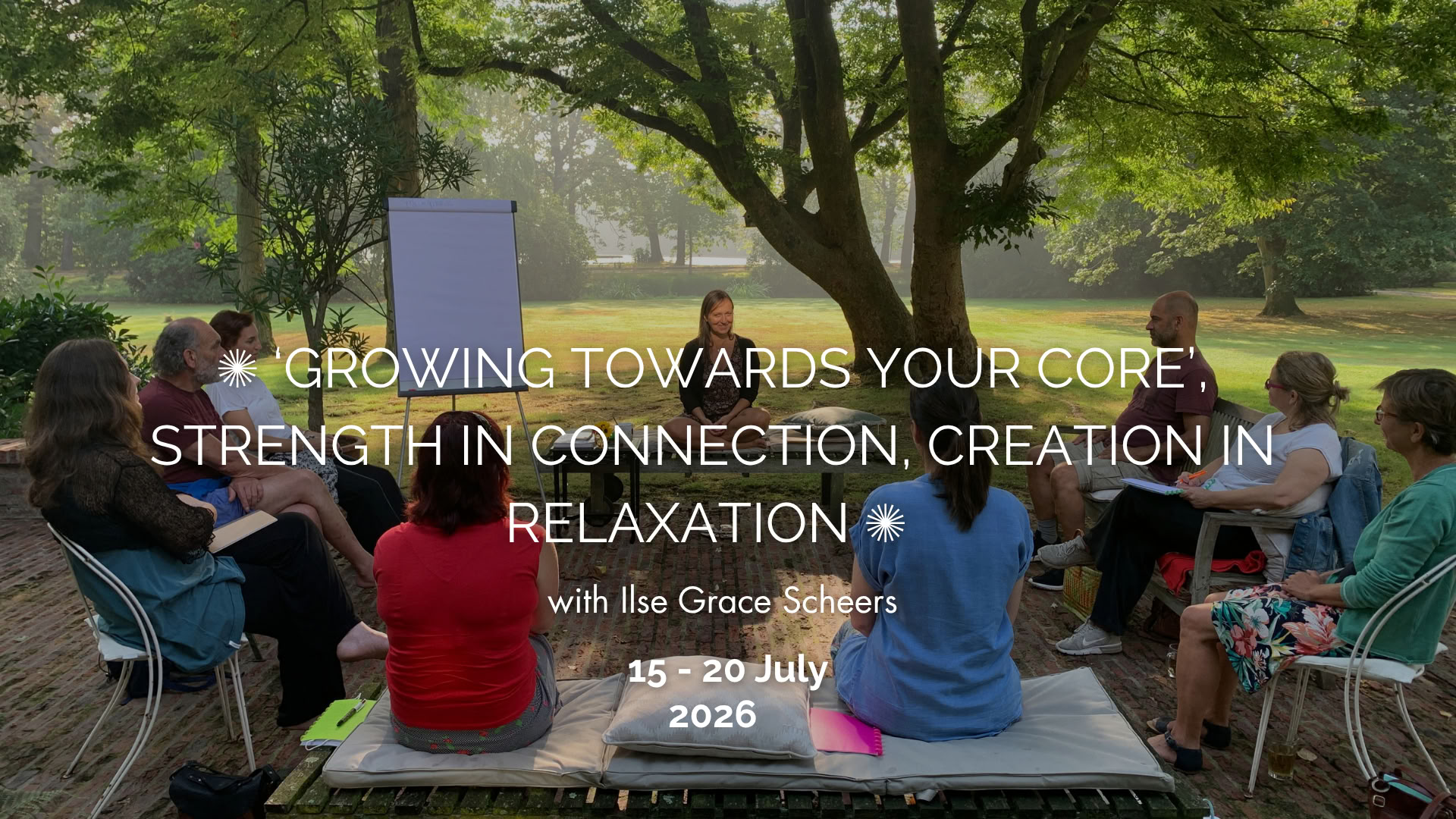 'Growing towards your Core', fuerza en la conexión, creación en la relajación