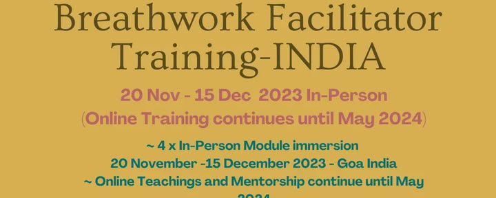 Formación de Facilitador de Respiración Terapéutica - INDIA — Evolve Breath Body ™ – Módulo 1