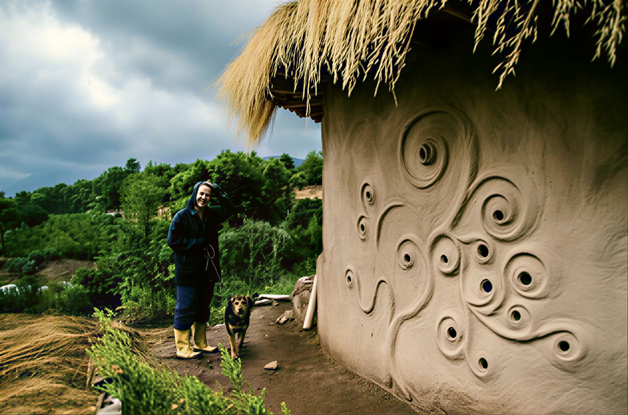 3 Días: Taller, Técnicas Avanzadas de Enlucido de Arcilla + Día de Llegada Land & Connect – Susurros de la Tierra, Tejiendo el Espíritu de la Tierra y Arcilla Viva: Parte 2