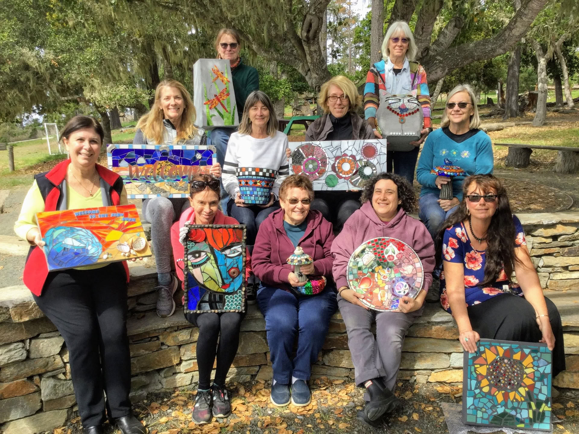 Mosaic Art Retiro with Passiflora Mosaics (September) — Camp Ocean Pines