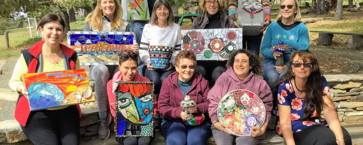 Mosaic Art Retiro with Passiflora Mosaics (September) — Camp Ocean Pines