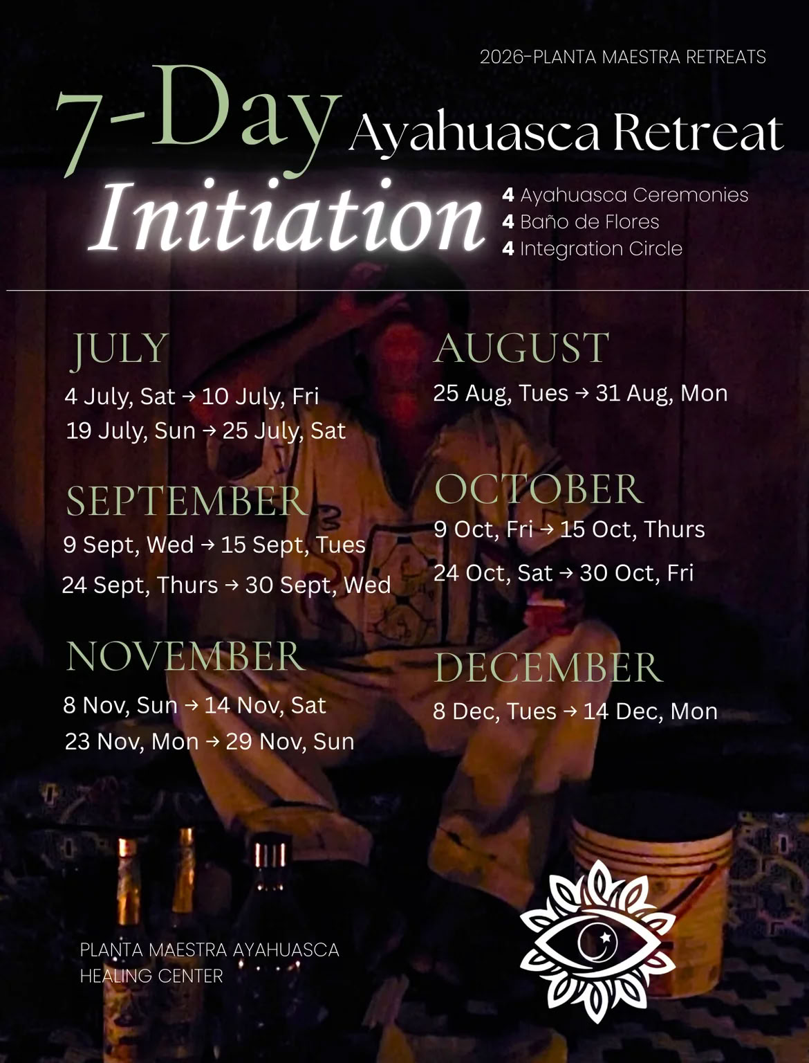 Iniciación de Ayahuasca de 7 días