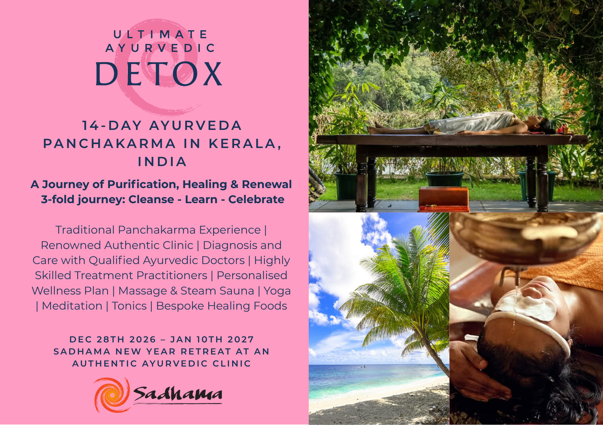 Detox ayurvédico definitivo en Kerala, India