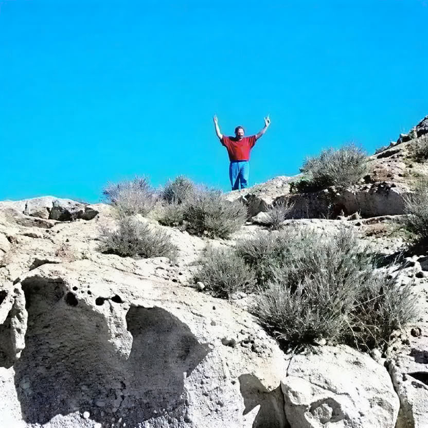Saltando en la Montaña