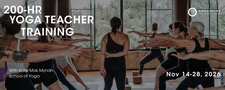 200-HR Soulshine Signature Formación de Profesores de Yoga | BALI, INDONESIA