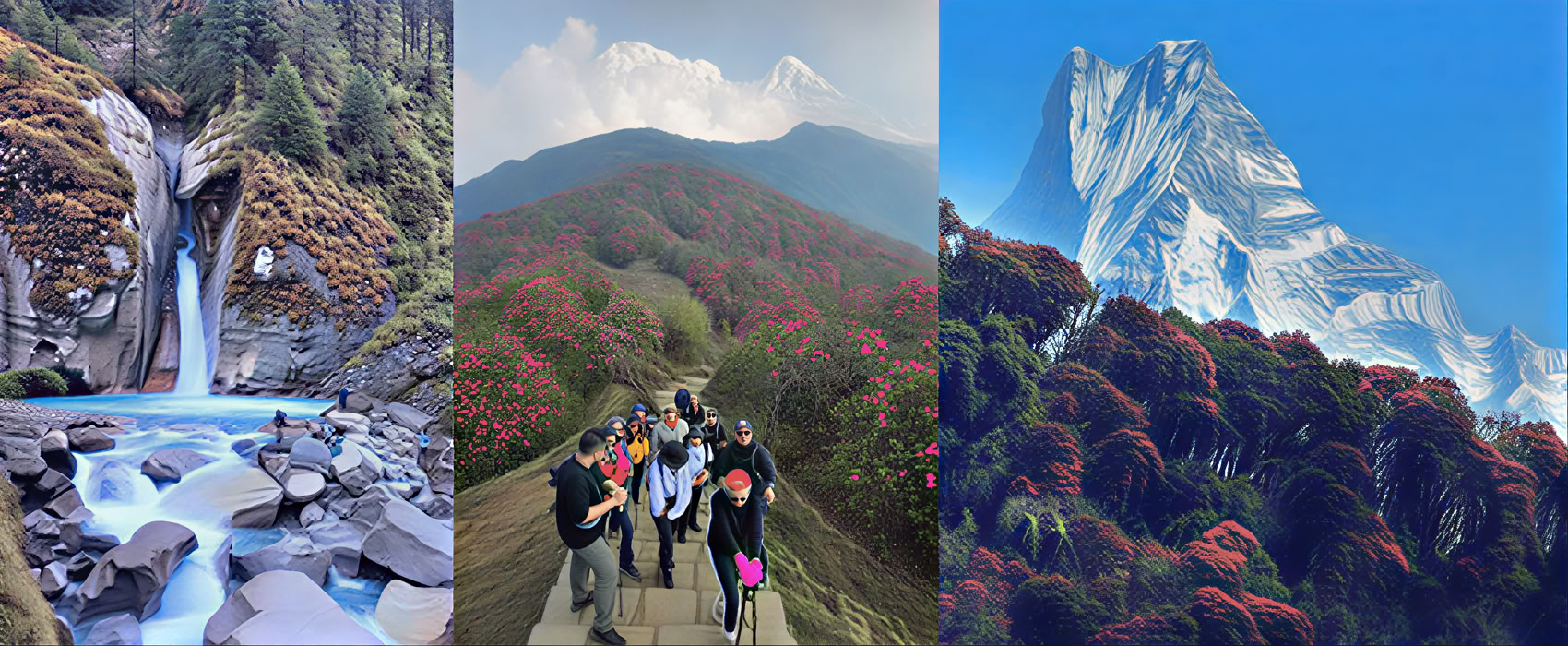 Machhapuchhre Trek y Explorando el Himalaya 11 Días