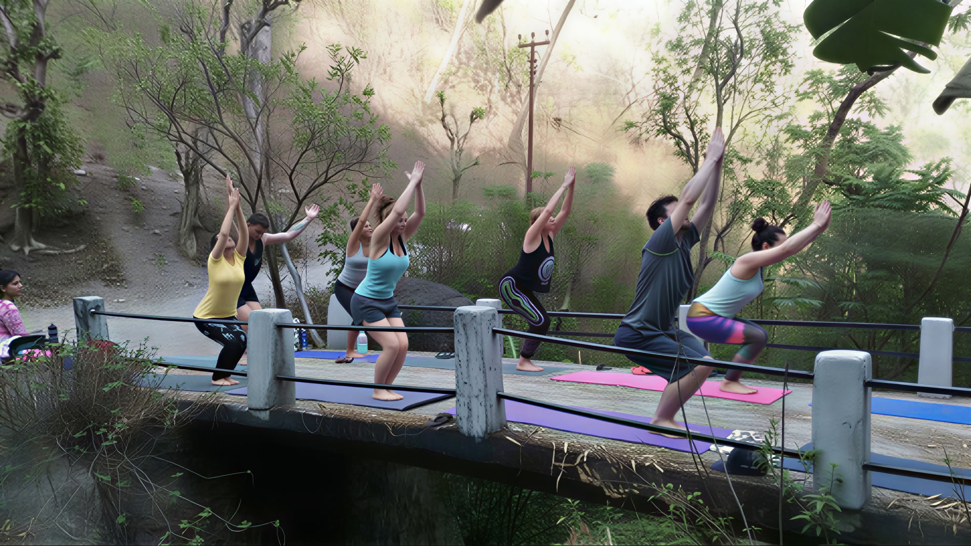 Curso de Una Semana de 7 Días de Meditación Rejuvenecedora Guiada para Practicantes Principiantes e Intermedios en Rishikesh India