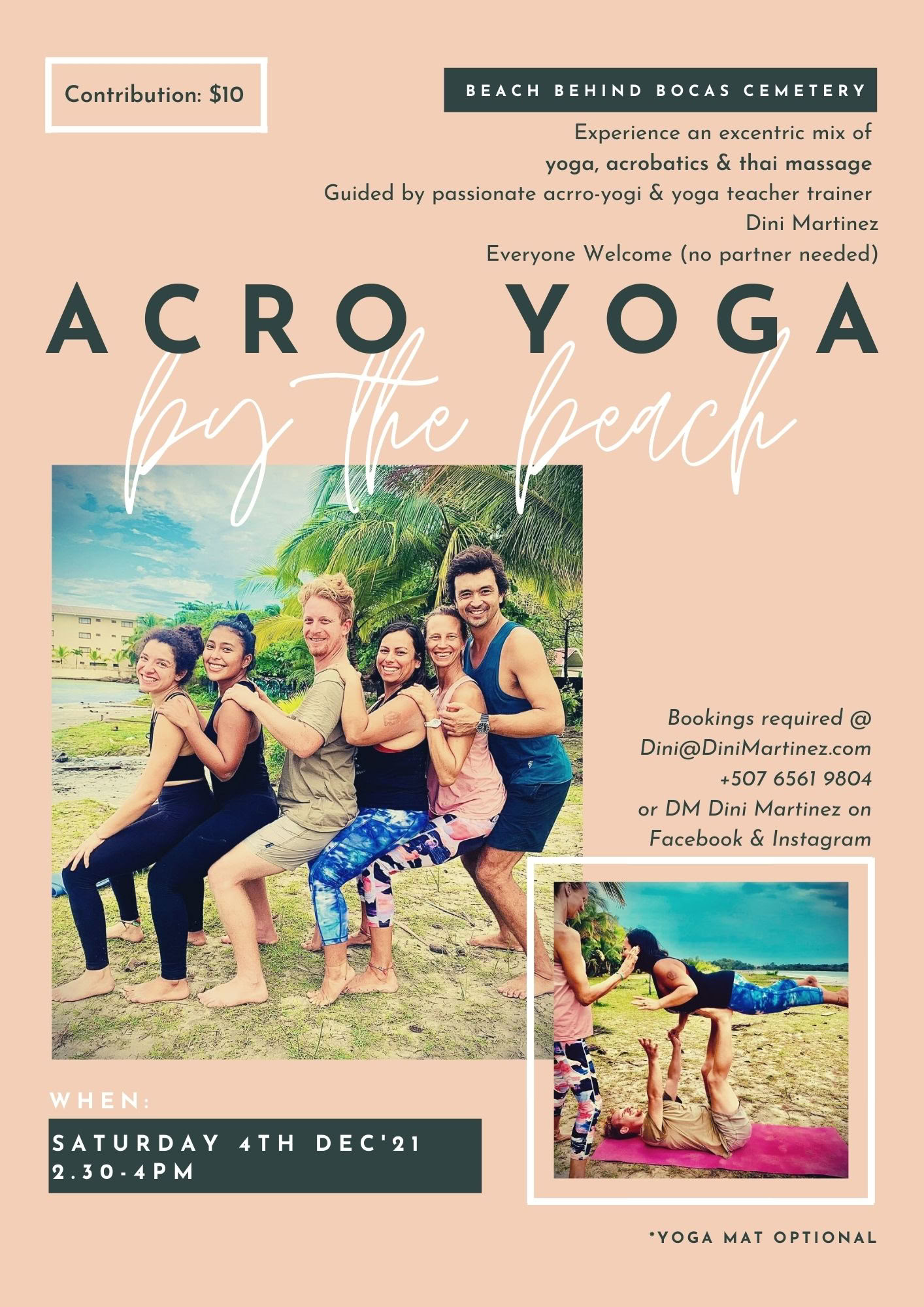 Acro Yoga en Bocas
