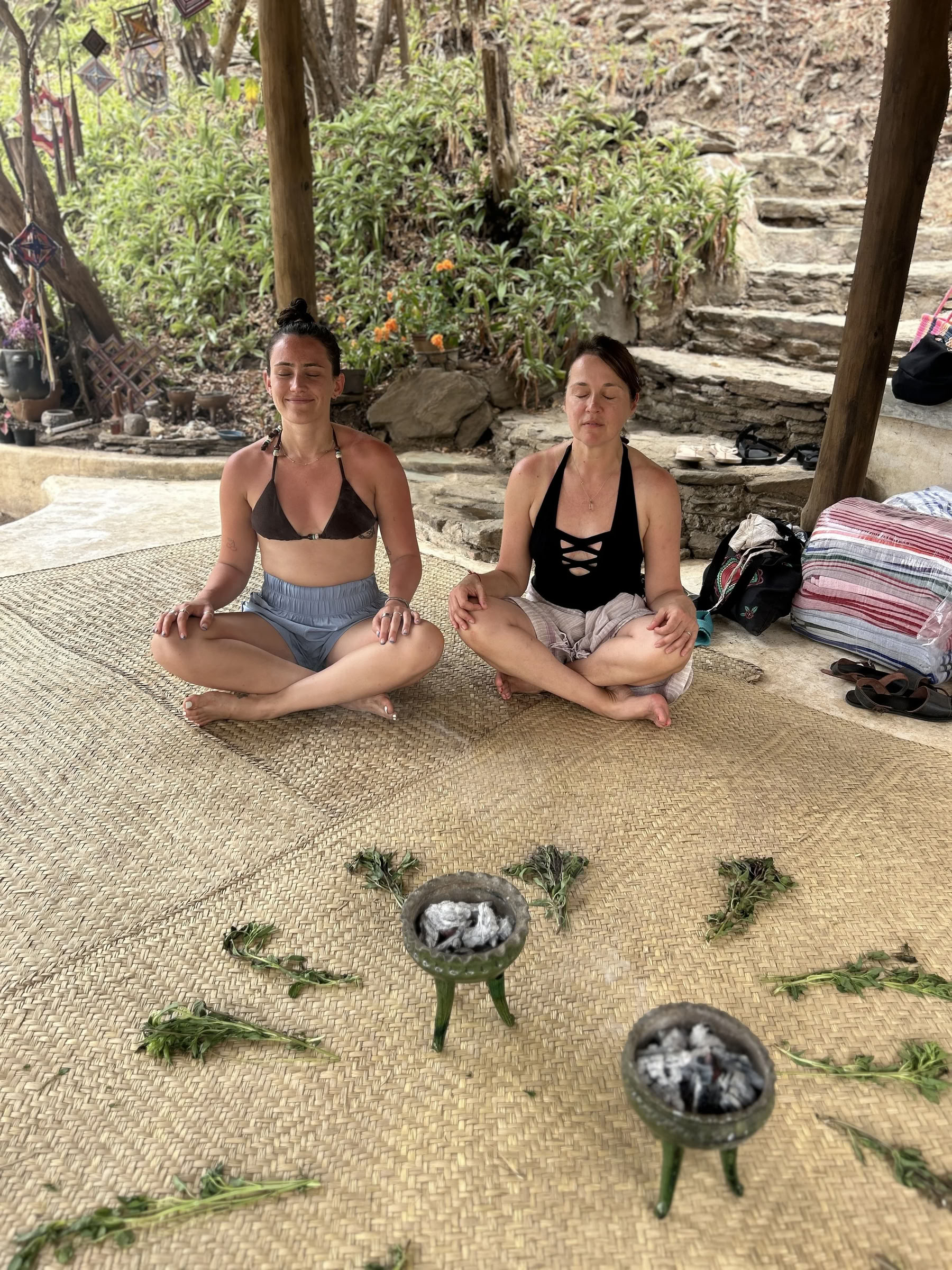 Retiro de yoga en la playa de México