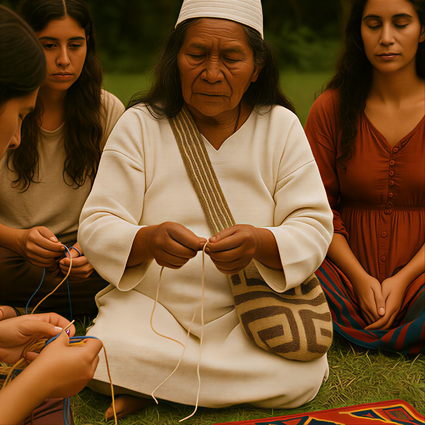 Taller de Tejido con Abu Wiwa