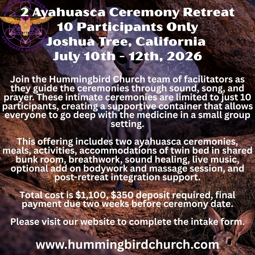 10 Participantes Solamente - Joshua Tree, California - 10 - 12 de julio de 2026