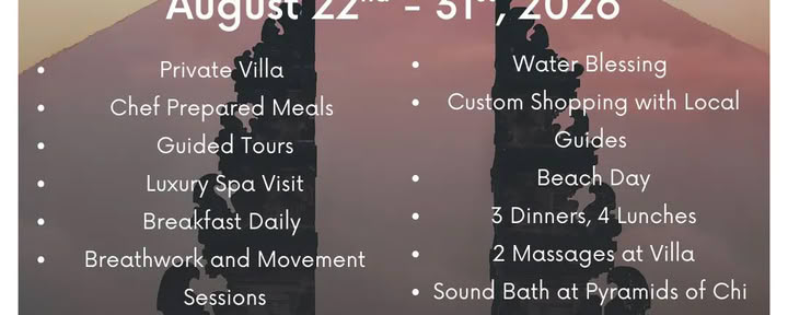 Viaje a Bali - 22 al 31 de agosto de 2026