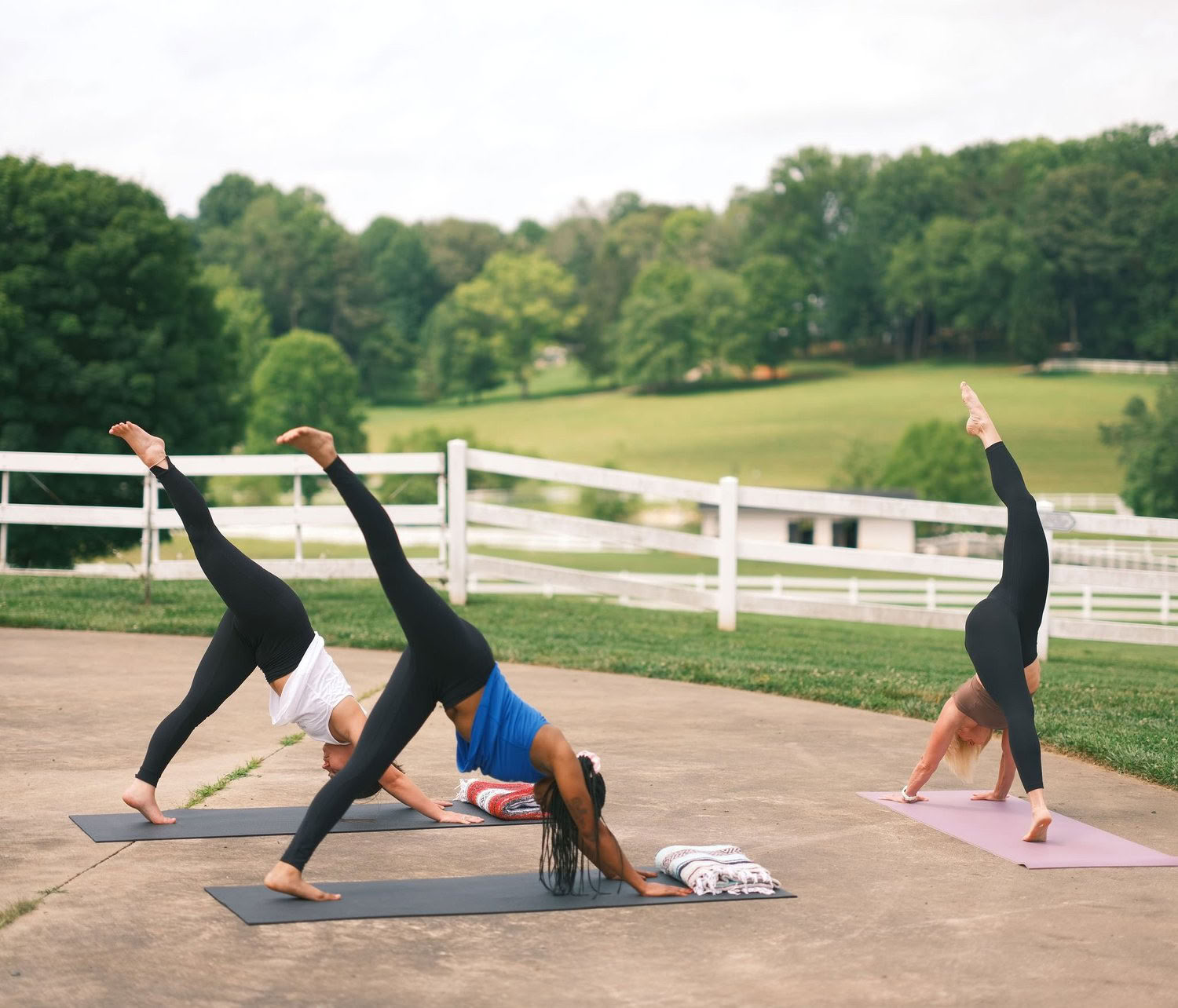 Saturday Sunrise Yoga Flow con Kelly Flowers — The Horse Shoe Farm Boutique Resort cerca de Asheville, NC | Dining & Spa