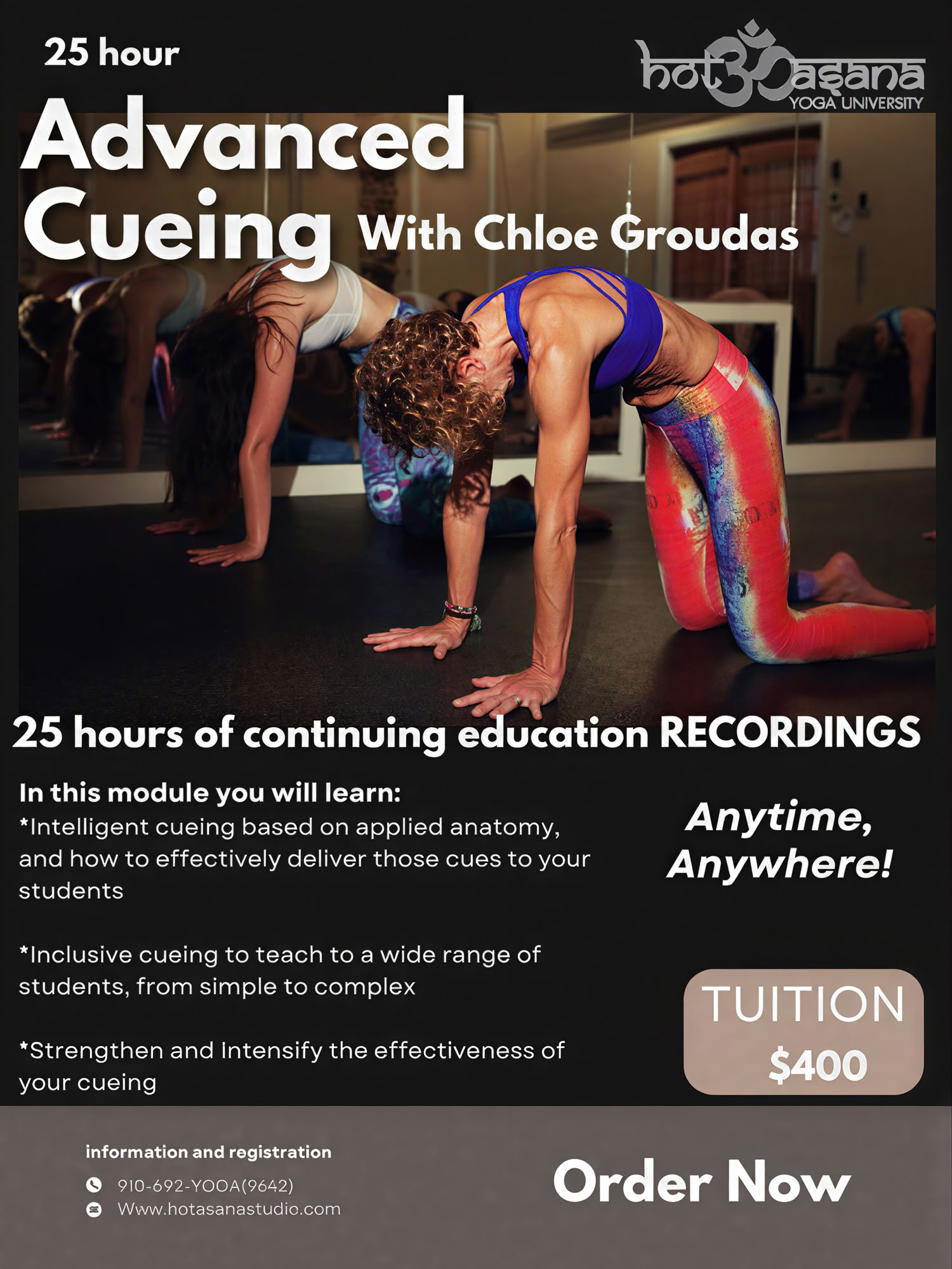 25 Hours | Patrones Avanzados y Secuenciación Creativa | en Love More Hot Yoga