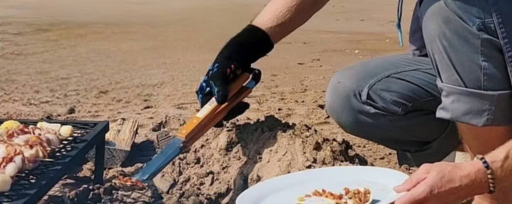 Banquete en la playa