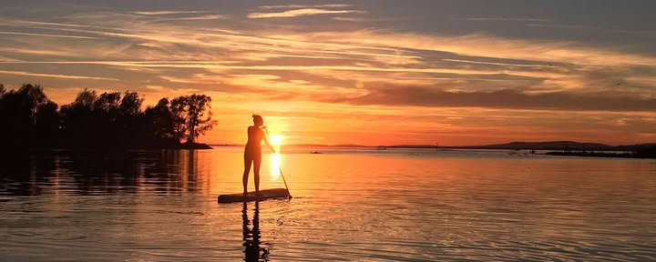 Tour de SUP al atardecer