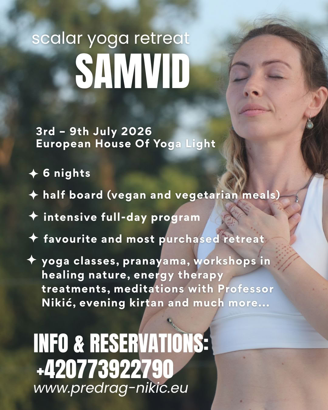 Retiro de yoga hormonal de 3 días