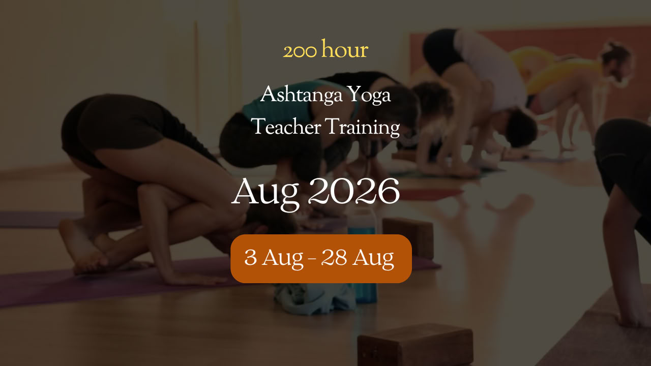 Formación de profesores de Ashtanga Yoga - agosto de 2026