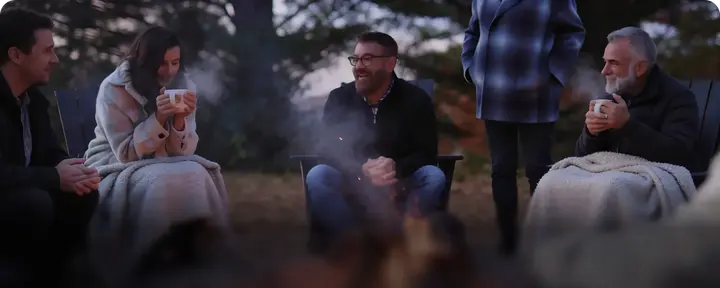 Retiro de campamento en frío