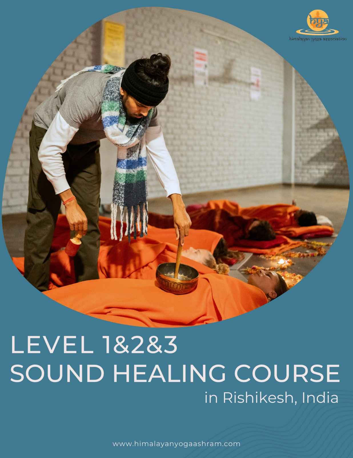 Curso de sanación con sonido nivel 1, 2 y 3 en Rishikesh, India HYA