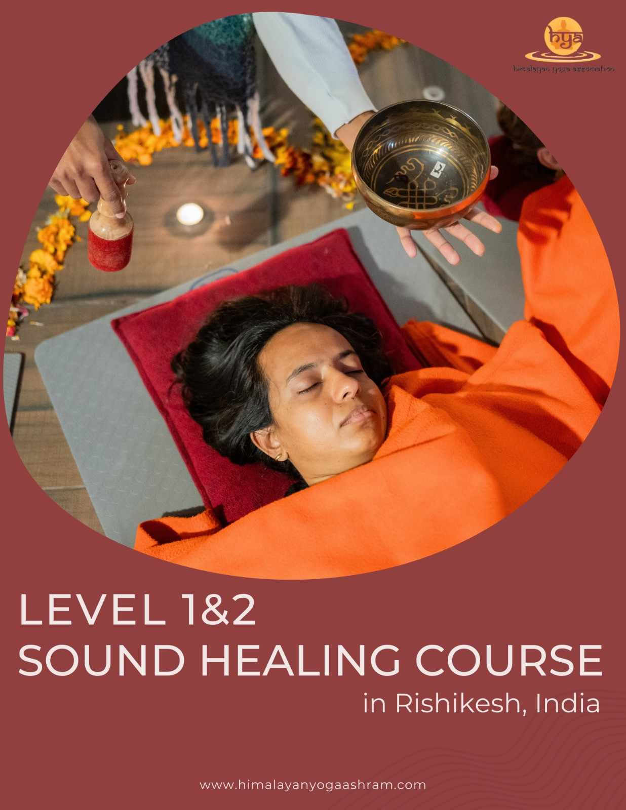 Curso de sanación con sonido nivel 1, 2 y 3 en Rishikesh, India HYA