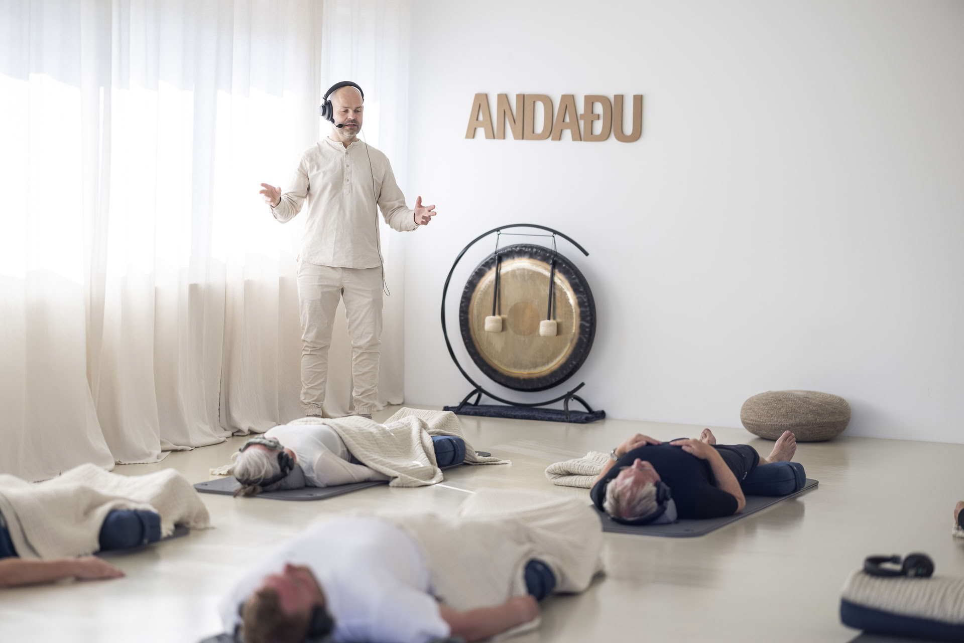 Sesión de breathwork con Andri