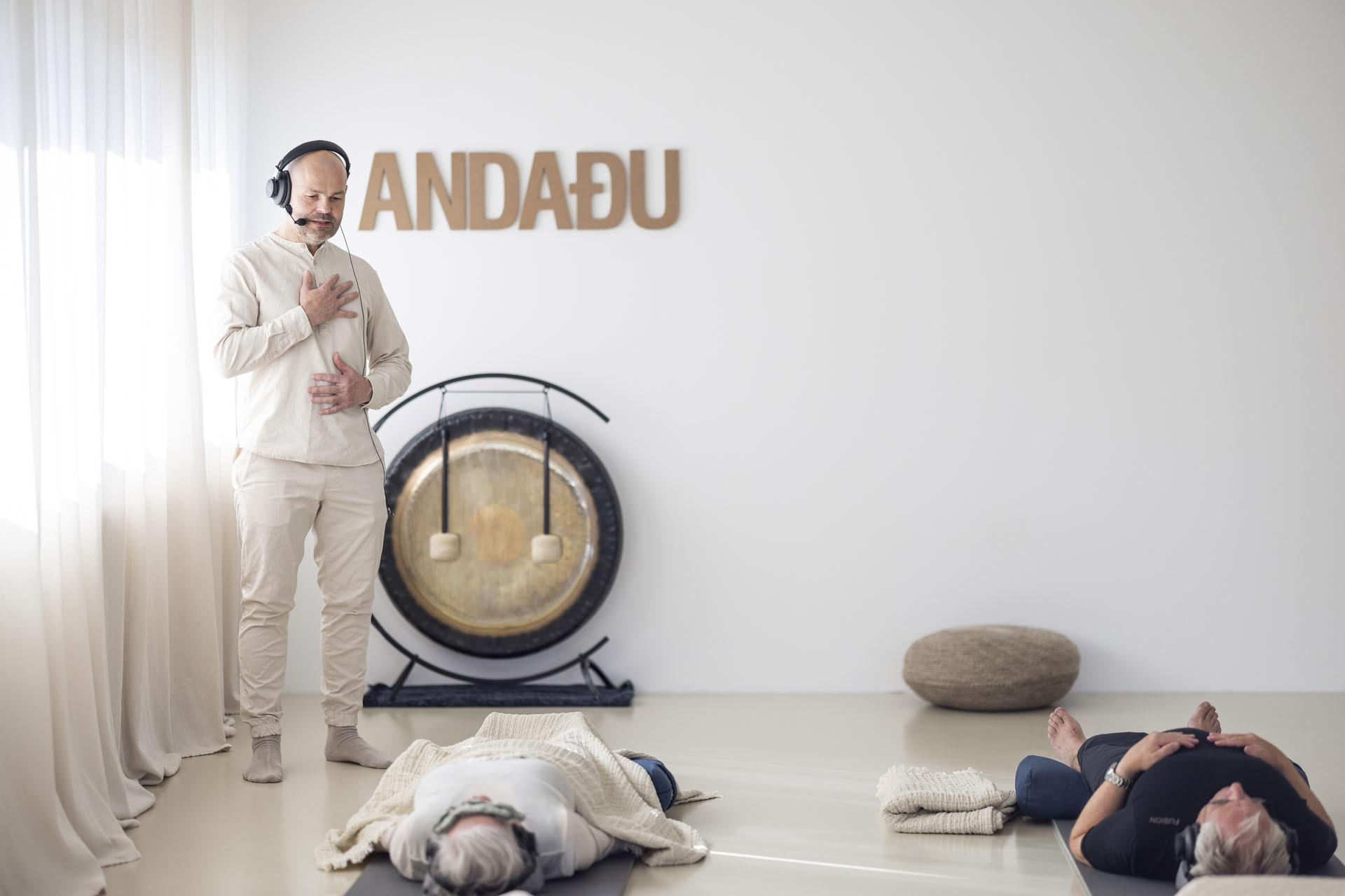 Sesión de breathwork con Andri