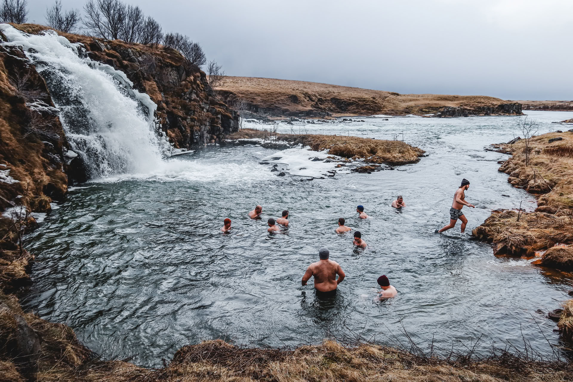Terapia de frío en la naturaleza y sauna