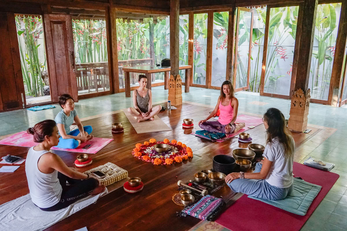 Formación intensiva de 3 días de sanación con sonido vibracional en Bali. Nivel 1 + Nivel 2 – 1 grupo